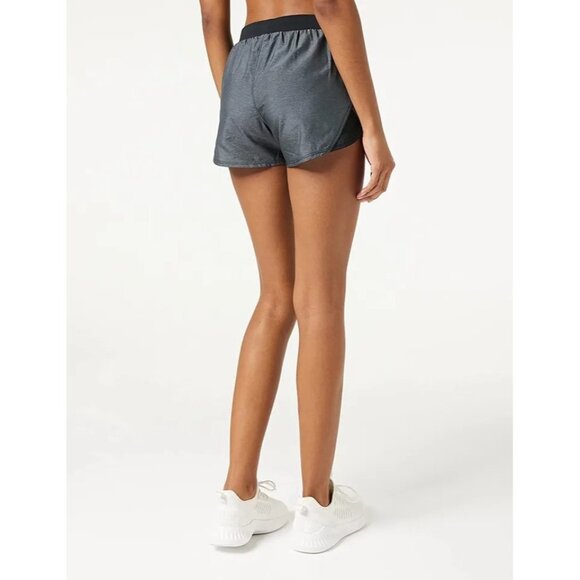 Under Armour Women's Fly By 2.0 Shorts Heather/Black Size Large NWT - Picture 2 of 2